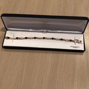 Sapphire and diamond bracelet